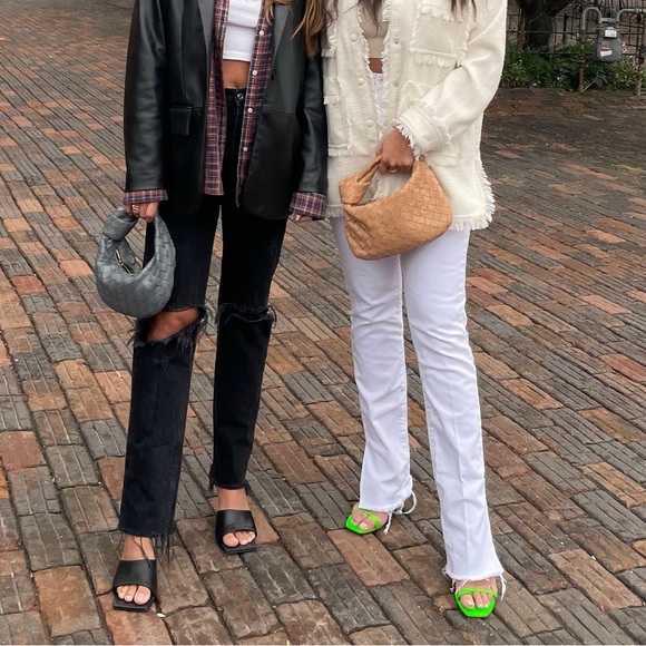 AMINA MUADDI NAPA BRIGHT GREEN HEEL SIZE 39 - Picture 9 of 9